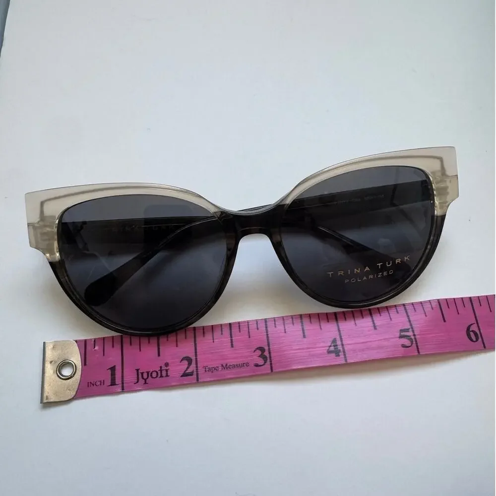 NEW Trina Turk Cala in Ivory Cat Eye Sunglasses